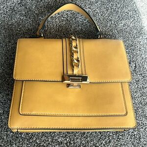 Golden Aldo purse.
